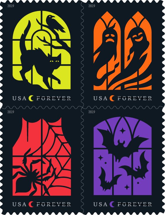 Spooky Silhouette Stamps