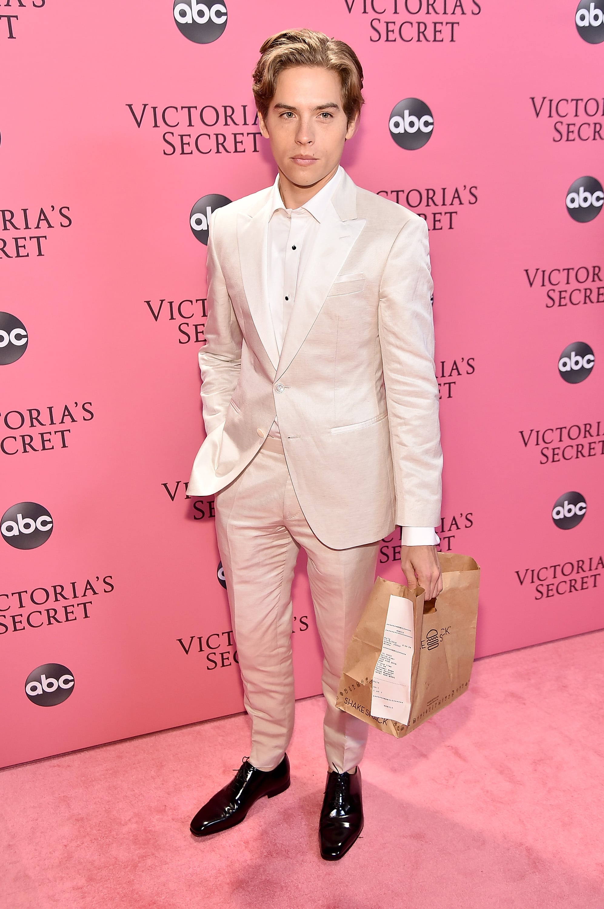 Dylan Sprouse Barbara Palvin Victoria S Secret Fashion Show Popsugar Celebrity