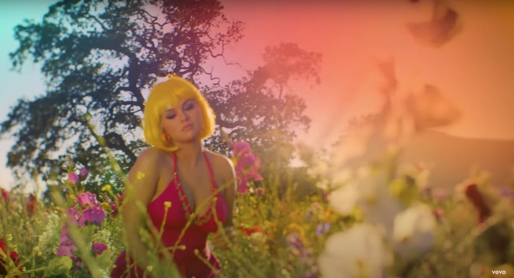Selena Gomez Wears Pink Cult Gaia Dress in "999" Music Video