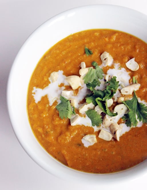 Lunch and Dinner: Coconut Curry Butternut Squash Soup