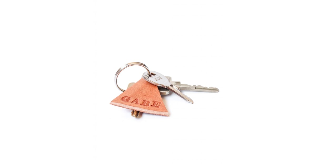 Stamped Leather Keychain DIY Gifts For Guys POPSUGAR Smart Living