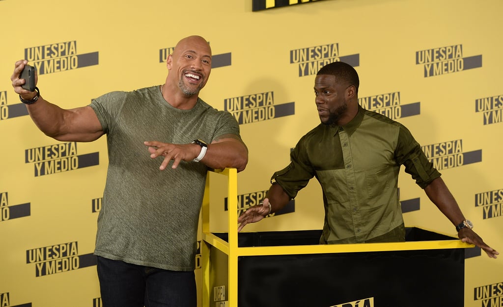 Dwayne Johnson at Central Intelligence Photocall in Madrid