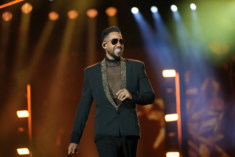 NEW YORK, NEW YORK - JUNE 09: Romeo Santos performs on stage at Citi Field on June 09, 2023 in New York City. (Photo by Manny Carabel/Getty Images)