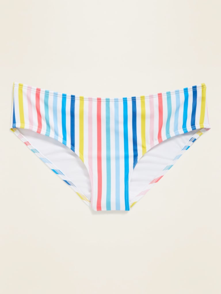 Old Navy MultiStripe Hipster Swim Bottoms Best Swimsuits For Women at Old Navy POPSUGAR