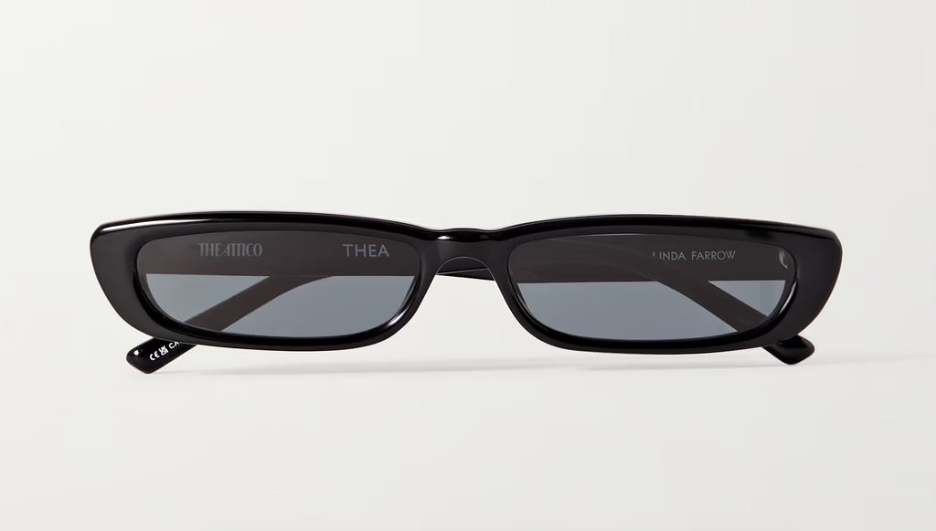The Attico Rectangular Frame Acetate Sunglasses
