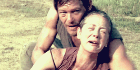 When Carol's Devastated by Sophia and Daryl's There For Her