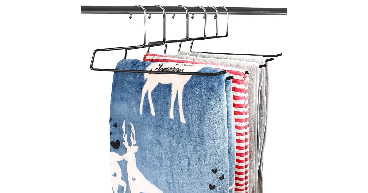 SmallSpace Blanket Storage Ideas Doiown Blanket Hangers 27 Blanket