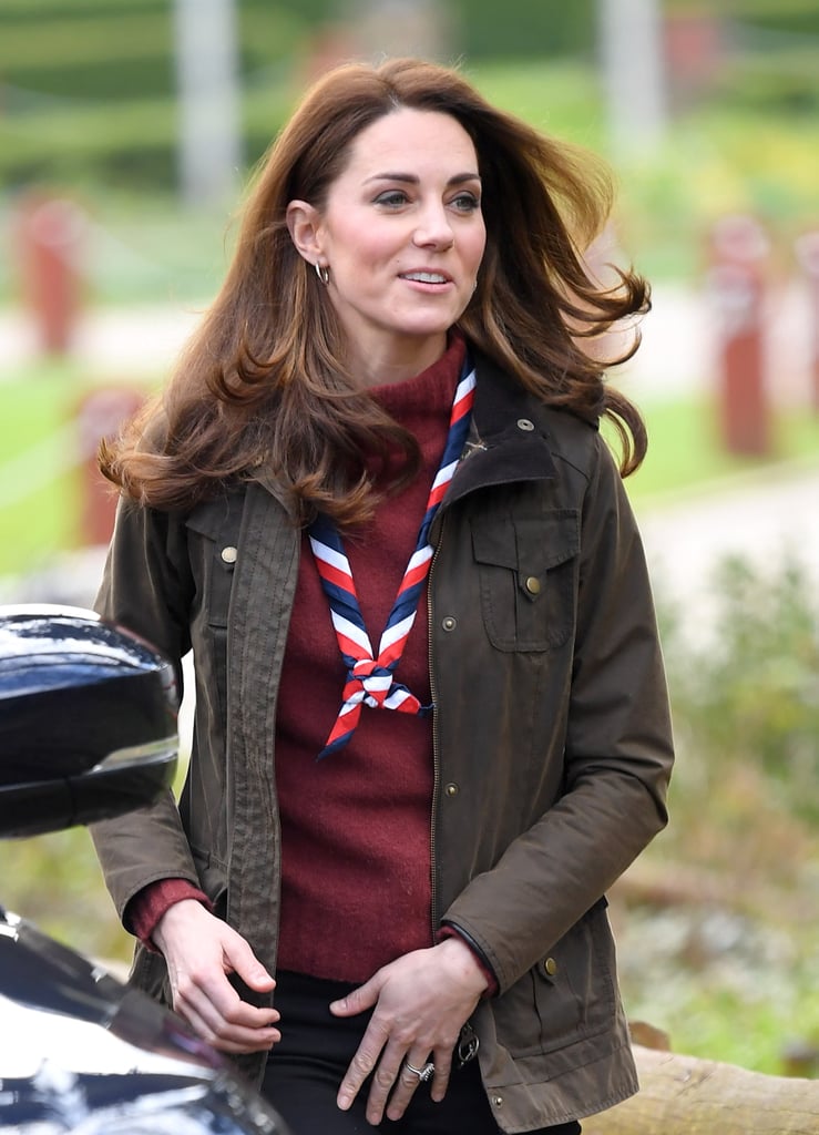 Kate Middleton Visits With Scouts March 2019