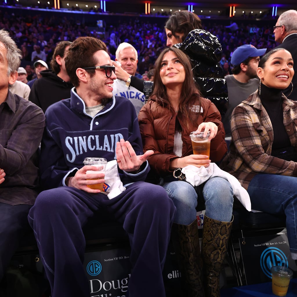 Pete Davidson and Emily Ratajkowski Spotted Courtside Together at a Knicks Game