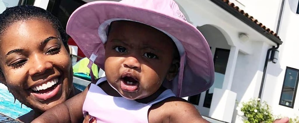 Gabrielle Union's Daughter, Kaavia James, Swimming