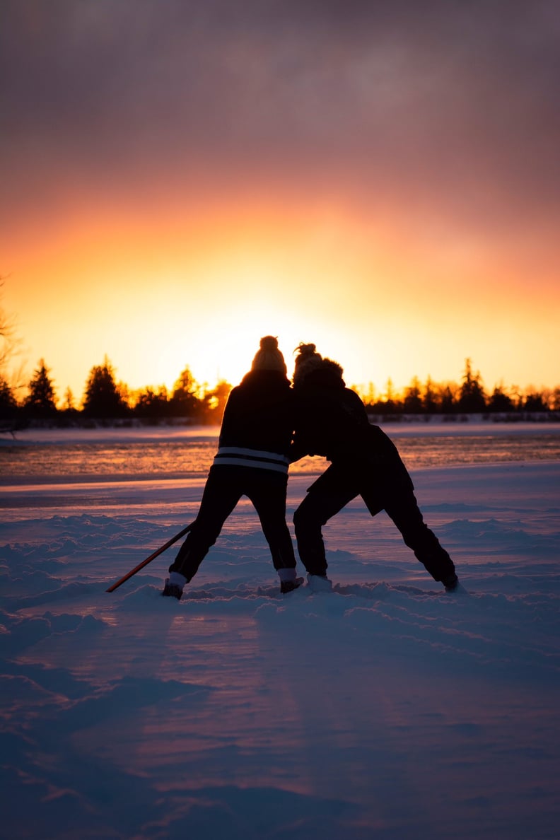 Play Each Other in Hockey (or Go Skating)