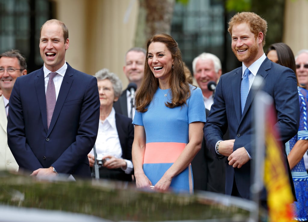 In June, Prince Harry, Prince William, and Kate Middleton beamed with pride at The Patron's Lunch for the queen's 90th birthday in London.