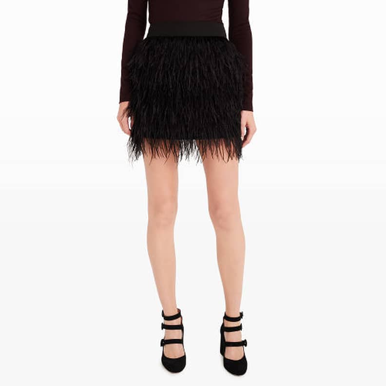 Feather skirt on sale club monaco