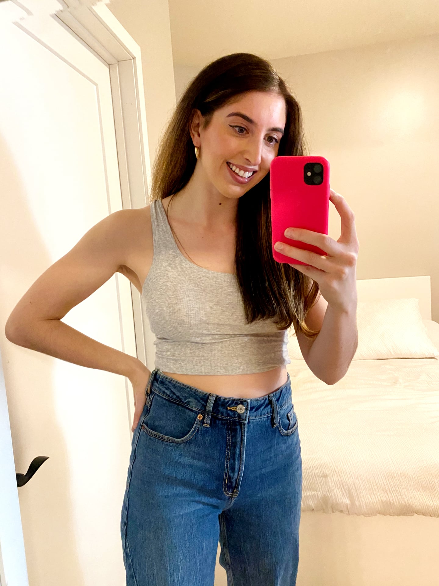Old Navy High-Waisted Ripped Wide-Leg Jeans, Editor Review