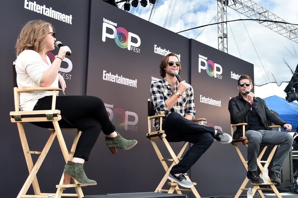 Jensen Ackles and Jared Padalecki at PopFest 2016
