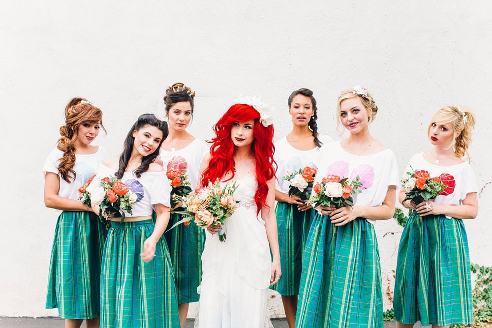 Hipster Little Mermaid Wedding