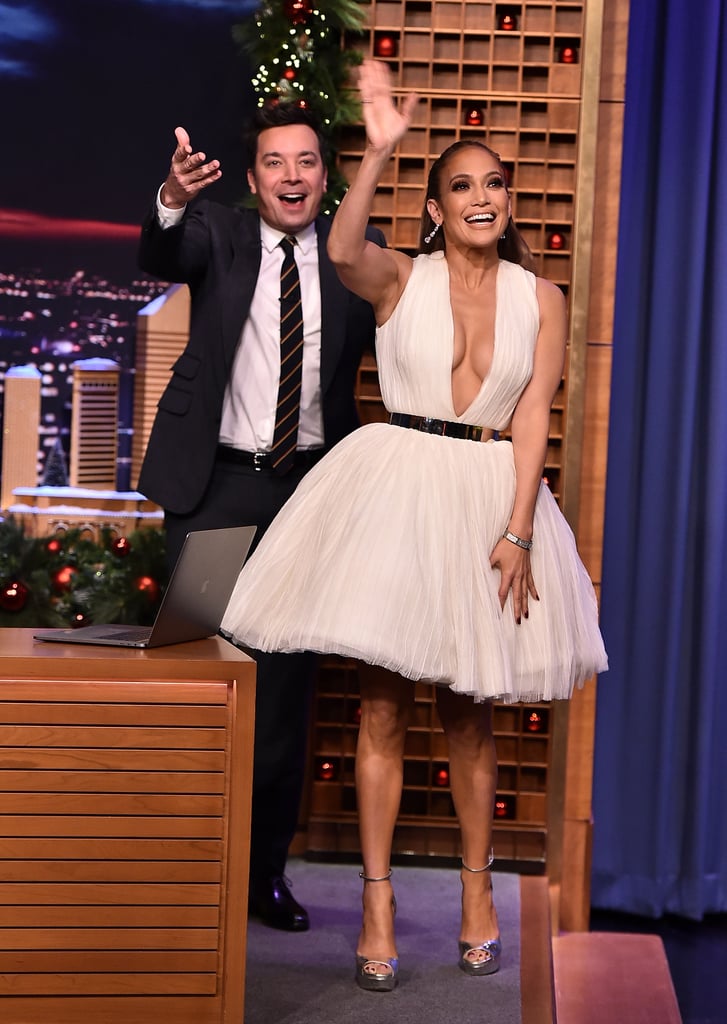 Jennifer Lopez Tutu Dress on The Tonight Show December 2018