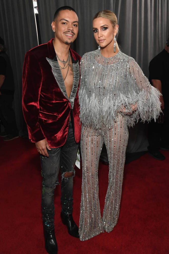 Ashlee Simpson Georges Chakra Jumpsuit 2019 Grammys