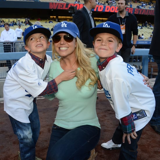 Britney Spears With Her Sons Pictures