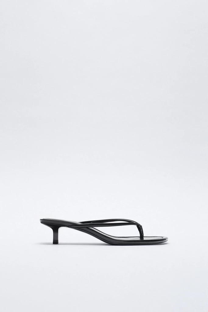 Zara Kitten Heel Sandals