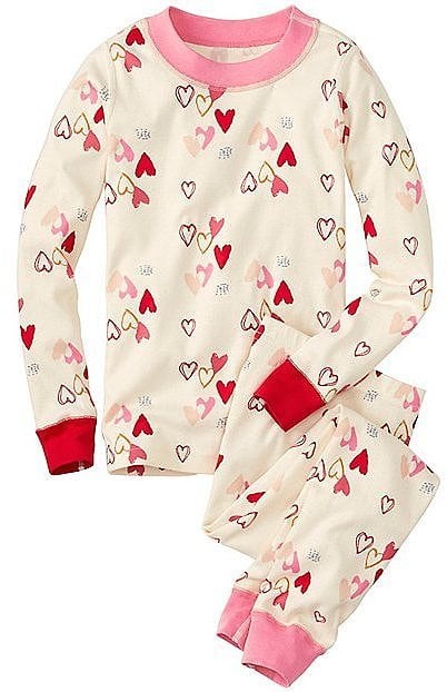 Matching Valentine's Day Pajamas