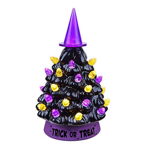Mr. Halloween Mini LED Vintage Witch Hat Tree