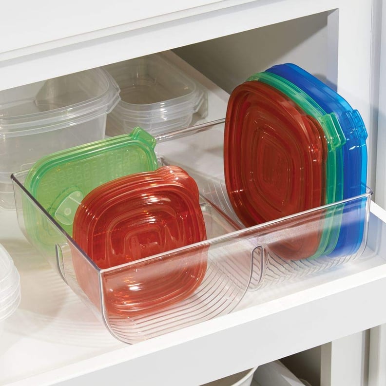 Mdesign Linus Plastic Kitchen Pantry Storage Organizer Bin With