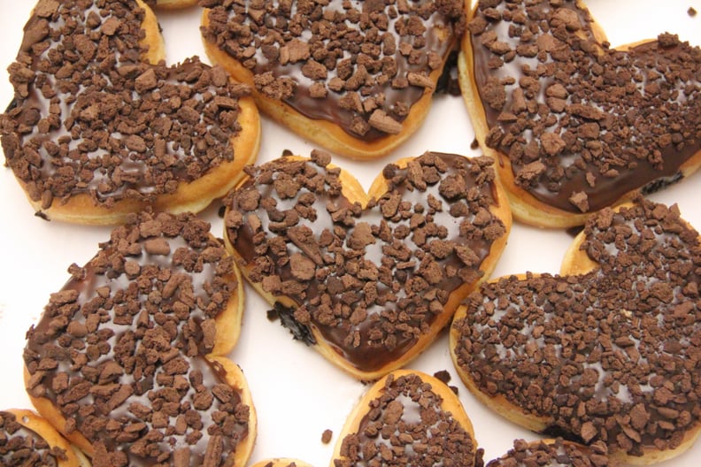 Brownie Batter Crumble Heart Donut