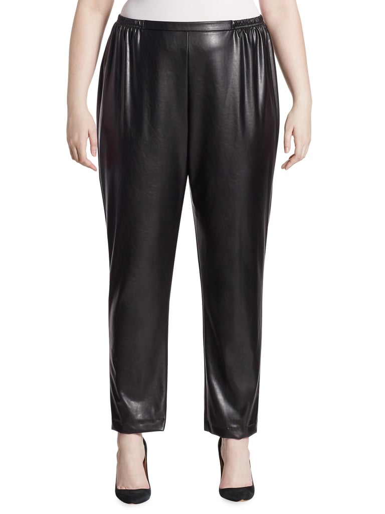 Caroline Rose Faux Leather Skinny Pants