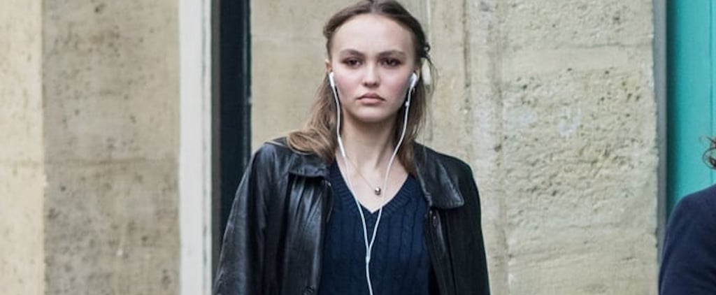 Lily-Rose Depp Wearing Brandy Melville
