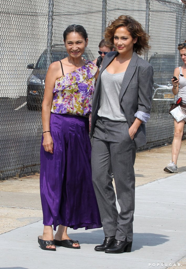 Jennifer Lopez Shades of Blue Taping Pictures