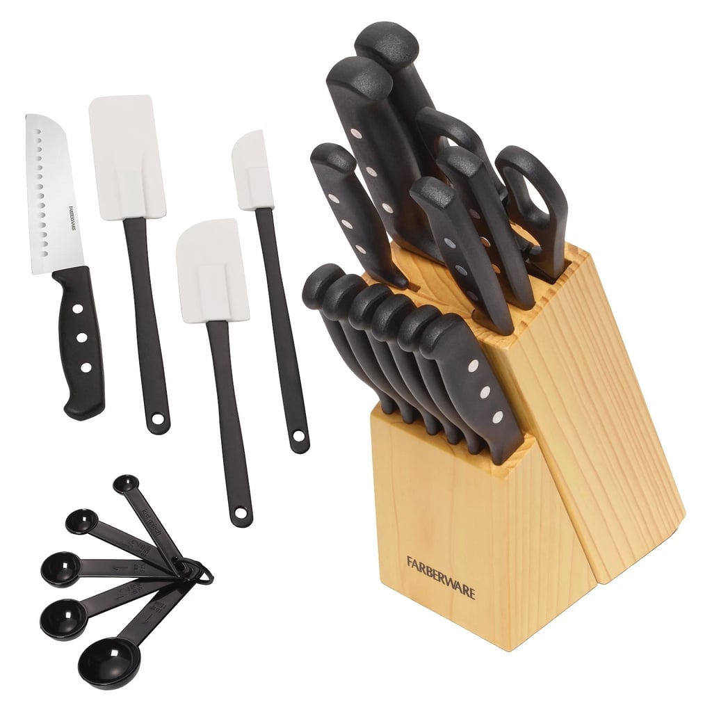 For the Kitchen: Farberware 22-Piece Never Needs Sharpening Cutlery Set