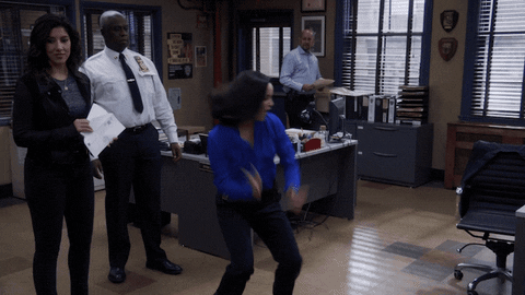 You have practiced your dance moves in front of her.