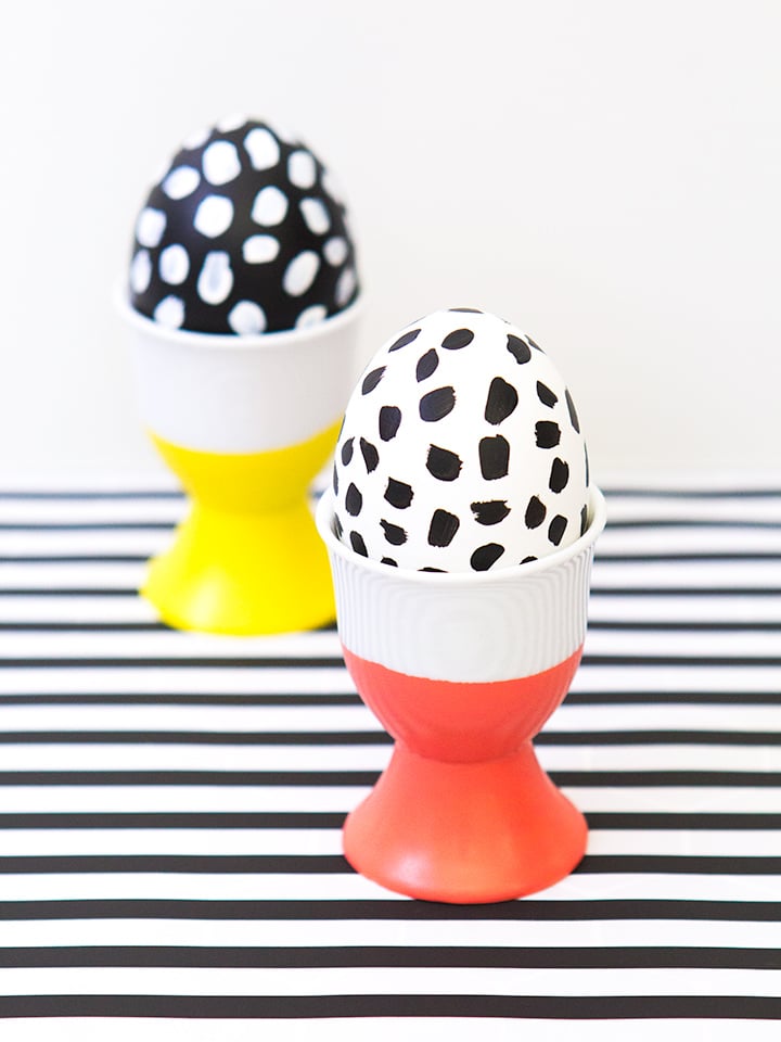 DIY Dipped Easter Egg Cups and Painted Eggs