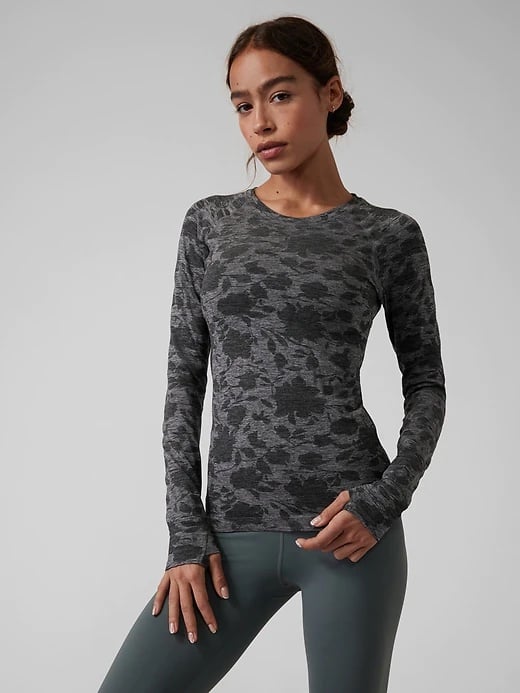 Athleta Momentum Floral Top