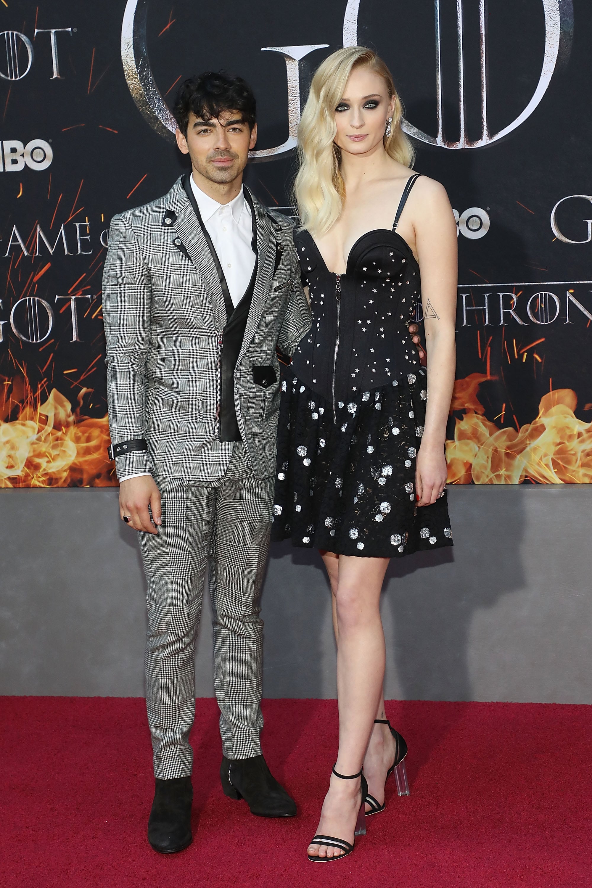 Sophie Turner Louis Vuitton Dress Game of Thrones Premiere