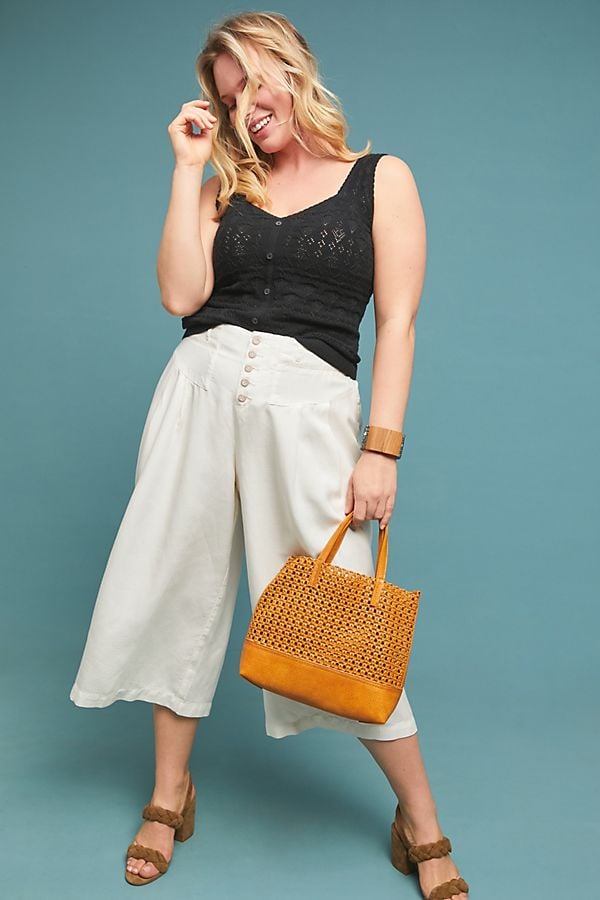 Oceanside Cropped Wide-Leg Pants