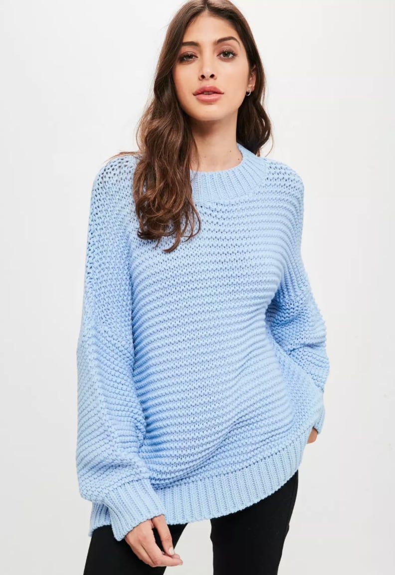 Missguided Ribbed Detail Sweater
