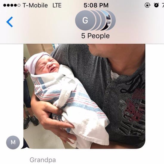 Grandpa's Reaction to Newborn Grandchild