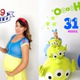 The Heartwarming Story Behind This Woman's Disney-Themed Rainbow Baby Bump Photos