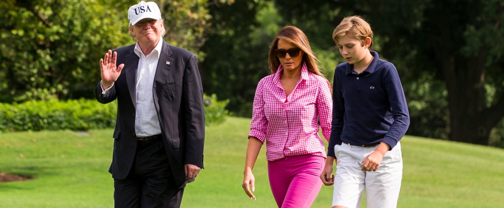 Melania Trump Pink Outfit August 2017