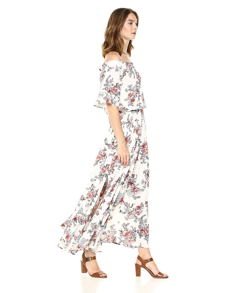 Glamorous Women's Off-the-Shoulder Maxi Dress
