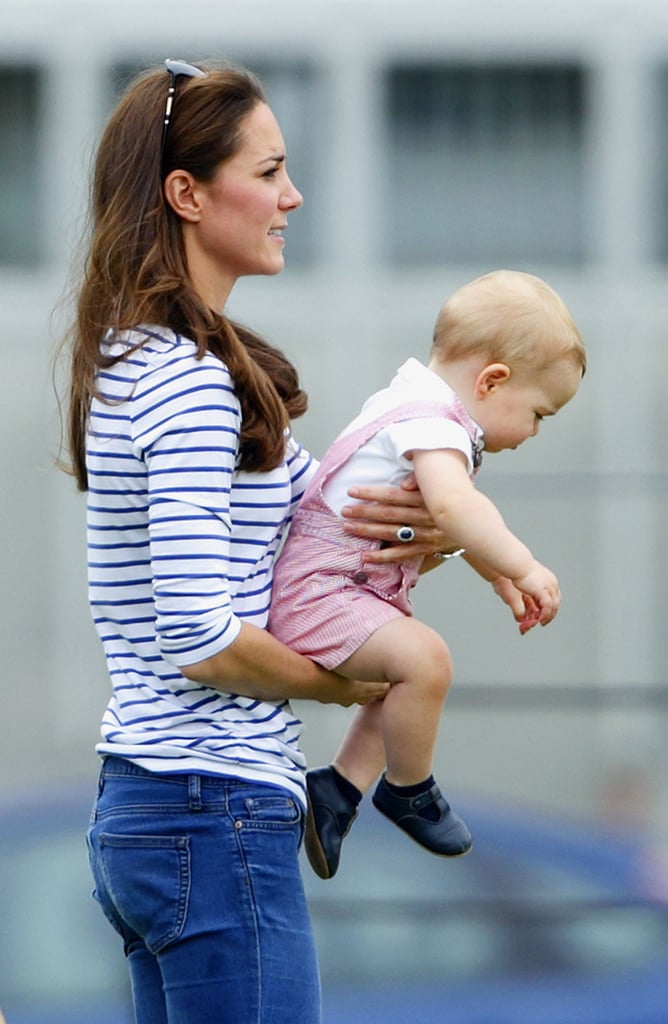 Prince George Crawls at Polo Match | Pictures