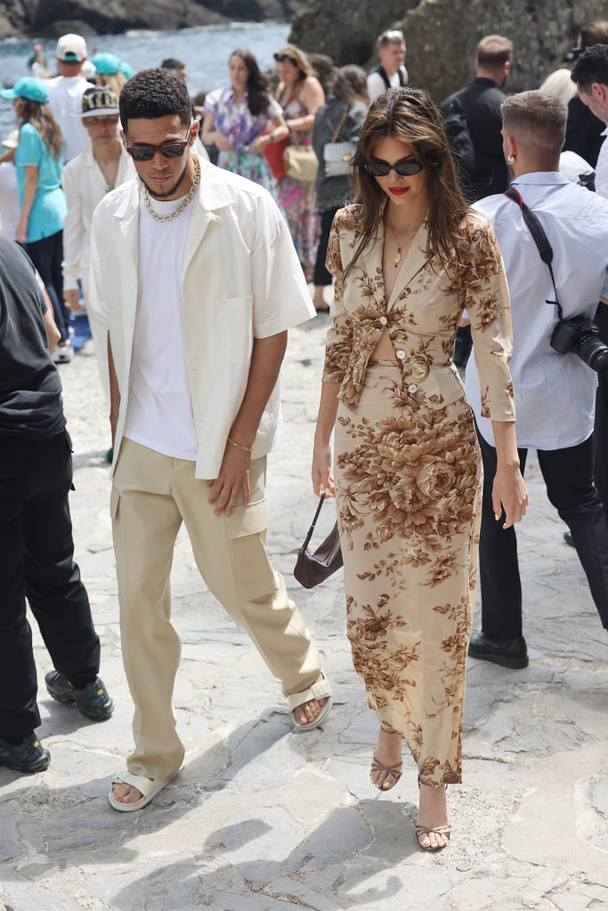 Devin Booker and Kendall Jenner at Kourtney and Travis Barker's Wedding