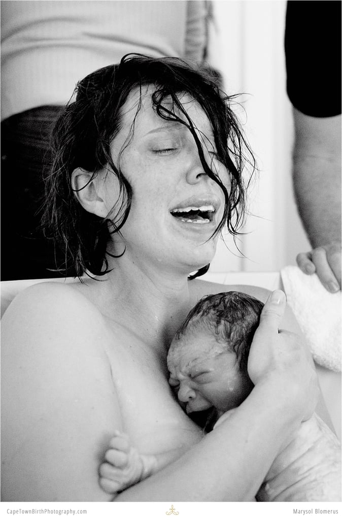 Photos of a Natural Home Birth After C-Section