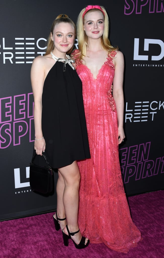 Dakota and Elle Fanning at Teen Spirit Premiere April 2019