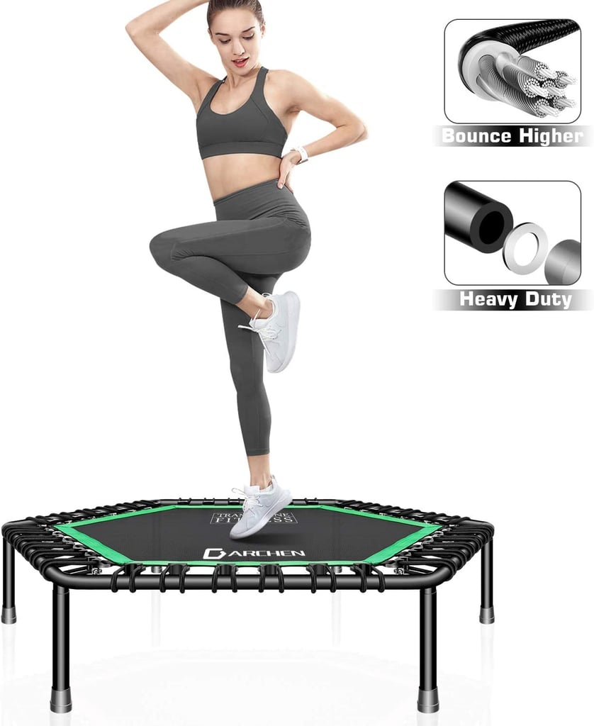 Darchen Mini Trampoline Cardio Bounce Workout on a Mini Trampoline by