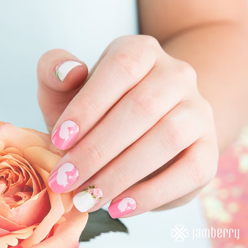 Light Pink Ever After Nail Wraps / Disney Nails 