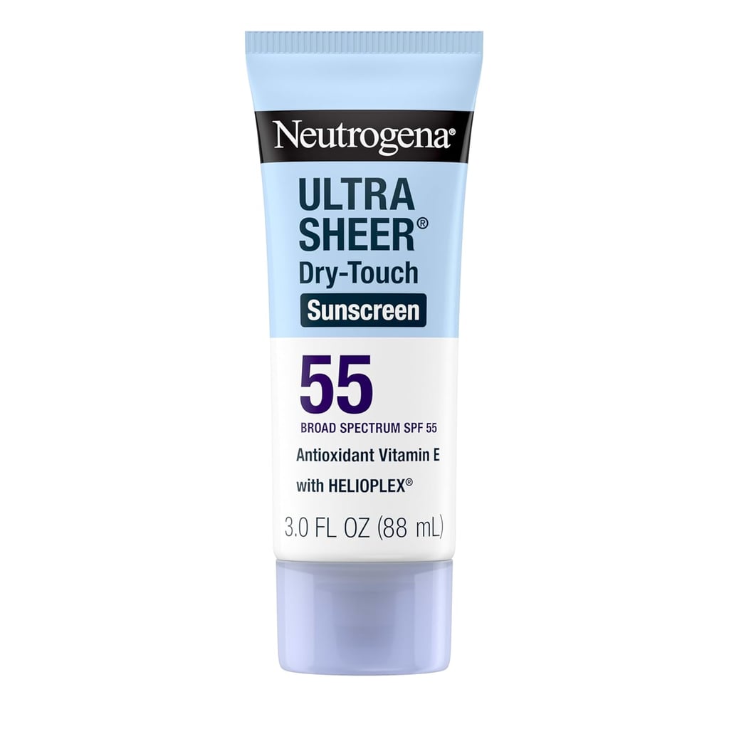 Neutrogena Ultra Sheer Dry-Touch Sunscreen For Face & Body ($11, originally $13) 
I've been looking for a non-greasy sunscreen, and this option from Neutrogena might just have to be my next buy. It's made with vitamin E and it's non-comedogenic, which is perfect for my sensitive, normal-to-oily skin. It's also water-resistant for up to 80 minutes so I can feel free to hop into the pool, lake, or ocean without worry. Plus, the matte finish makes it perfect for wearing under makeup.