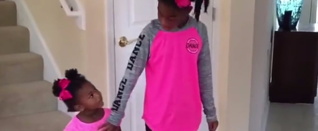 Video of Little Sister Dancing With Big Sister